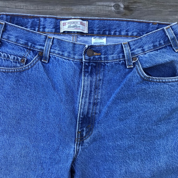 Levis Men Jeans Blue LeviStrauss Denim Cotton Regu - Picture 2 of 8